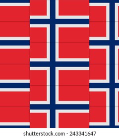 Flag Norway texture vector illustration 