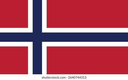Flag of Norway Vector Design