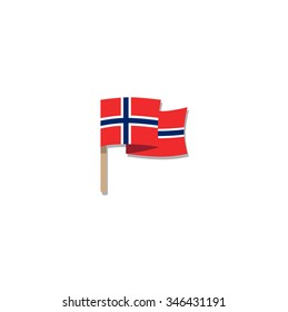 Flag of Norway - vector illustration