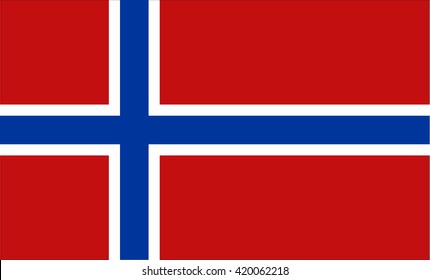 Flag of Norway vector image