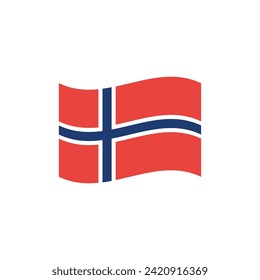 Flag of Norway vector symbol