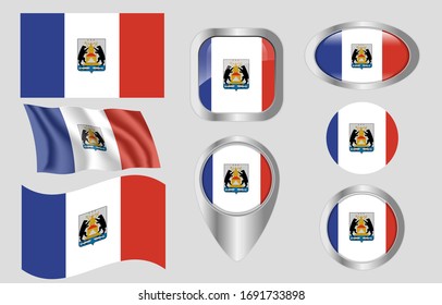 The Flag of Novgorod, Russia