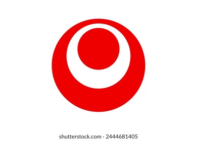 Flag of Okinawa Prefecture of Japan. Proportion 2:3. EPS10.