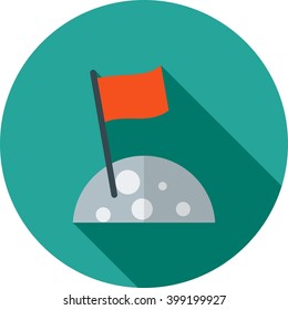 Flag on Moon