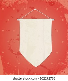  flag on retro background