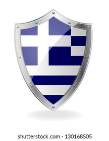 Flag on the shield