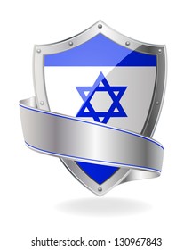 Flag on the shield