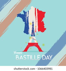 FLAG ORNAMENT BASTILLE DAY FRANCE