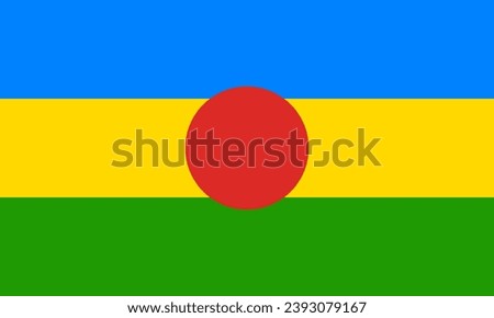 Flag of Pa Laung Self-Administered Zone (Republic of the Union of Myanmar, Burma)