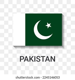Ilustración del vector de iconos de Pakistán