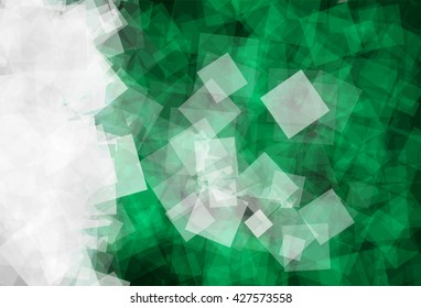 Flag of Pakistan (Islamic Republic of Pakistan) in Vector Square Design