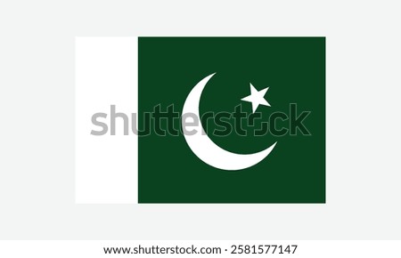 Flag of Pakistan logo vector