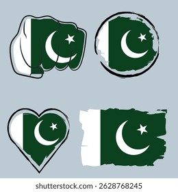 flag of Pakistan patriotic symbols and icons