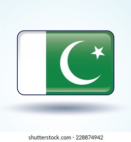 Flag of Pakistan, vector illustration