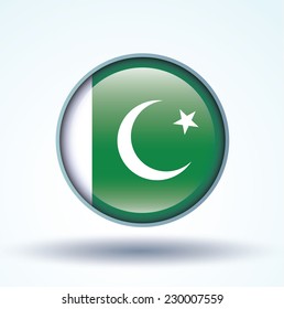 Flag of Pakistan, vector illustration