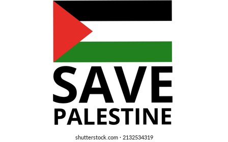 flag of palestine with text save palestine