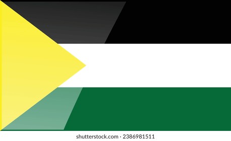 indicador de la ilustración de icono de vector palestina.