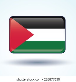Flag of Palestine, vector illustration