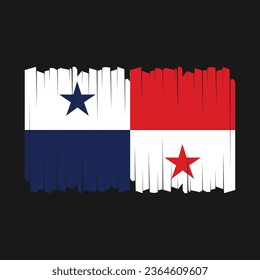 Flag of Panama Vector Illustration