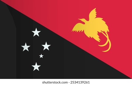 Bandera de Papúa Nueva Guinea 