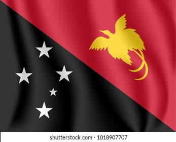 png flag images stock photos vectors shutterstock https www shutterstock com image vector flag papua new guinea realistic waving 1018907707