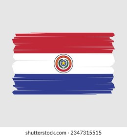 Flagge Paraguays, Vektorgrafik