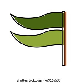 Flag pennant symbol