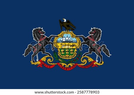 Flag of Pennsylvania, 3:2 Format, Pennsylvania Flag