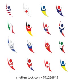 Flag people collection