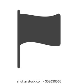 Flag, people, group icon vector image. Can also be used for education and science. Suitable for use on web apps, mobile apps and print media.