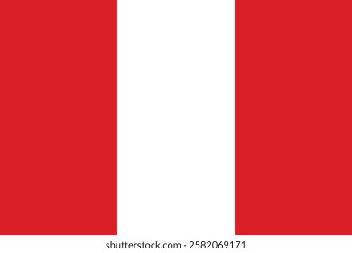 Flag of Peru logo vector