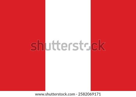 Flag of Peru logo vector