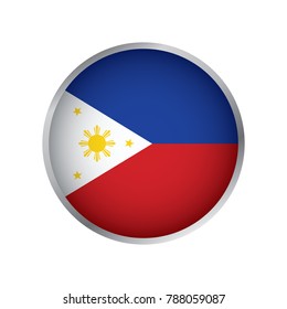 Flag Philippines Round Icon Stock Vector (Royalty Free) 788059087 ...