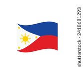 Flag of Philippines vector symbol
