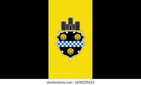Flag of Pittsburgh, 16:9 Format, Pittsburgh Flag