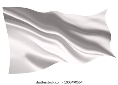 Flag plain white icon