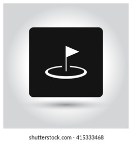 flag pointer  icon