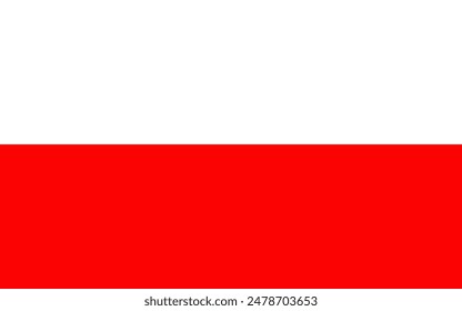 Flag of Poland. Poland flag,vector illustration eps 10