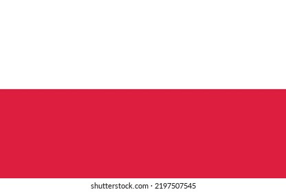 Bandera de Polonia, imagen de la bandera nacional