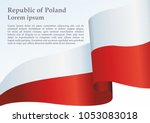 Flag of Poland, Polish flag, the template for the award, an official document with the flag and symbol of the Republic of Poland