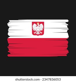Flag of Poland with Transparent Background