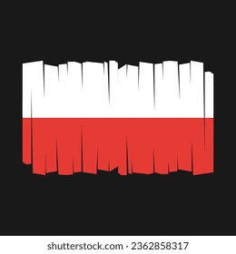 Flag of Poland Vector Illustration
