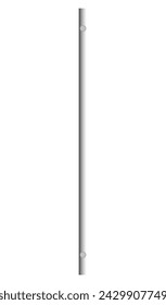 Flag pole bar vector illustration