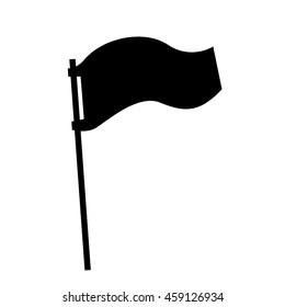 flag pole isolated icon design, vector illustration  graphic 