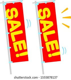 Flag pole stand for sale promotion