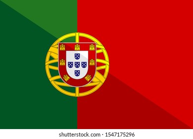 flag of portugal on background
