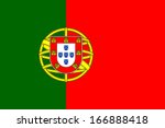 Flag of Portugal. Vector. Accurate dimensions, element proportions and colors.