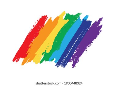 Flag Pride Rainbow Lgbt Lesbian. LGBT concept. Vector illustration.