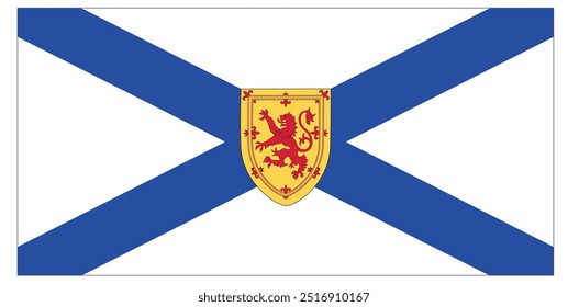 Flag of the province of Canada - Nova Scotia