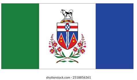 Bandeira da província do Canadá - Yukon